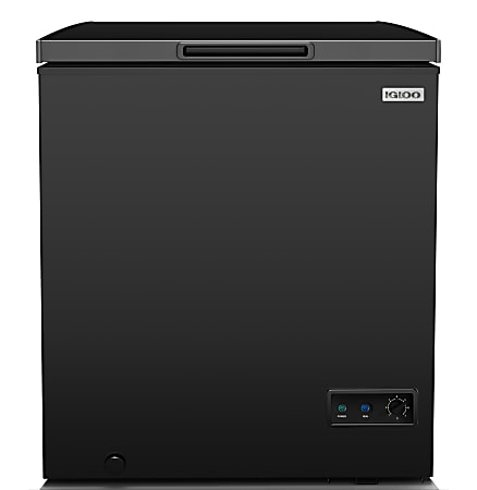 Igloo Upright Chest Freezer, 5.0 Cu. Ft., Black