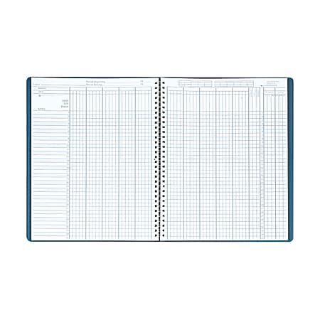 House Of Doolittle Class Record Books, 100% Recycled, FSC Certified, Blue, Pack Of 3