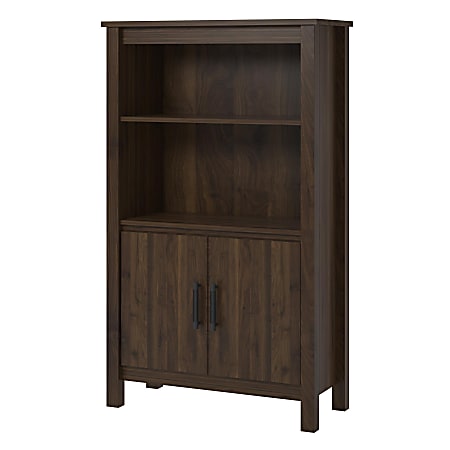 Ameriwood™ Home Eastwood 3-Shelf Bookcase With Doors, Walnut