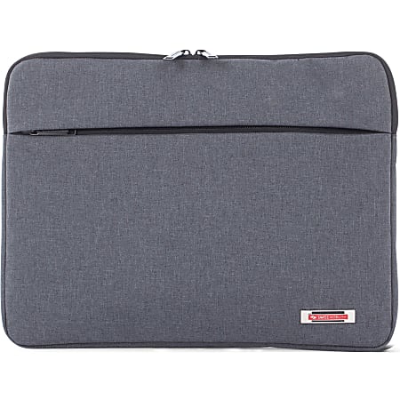 Swiss Mobility Carrying Sleeve For 13.3" Laptops, Gray