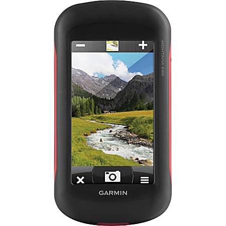 Garmin Montana 680 Handheld GPS Navigator - Portable, Mountable - 4" - 65000 Colors - Touchscreen - Barometer, Altimeter, Photo Viewer, eCompass, Digital Camera - microSD - Turn-by-turn Navigation - USB - 16 Hour - Preloaded Maps - 272 x 480 - Water Proof
