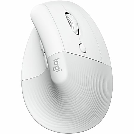 Logitech Lift Vertical Ergonomic Mouse, Wireless, Bluetooth or Logi Bolt USB receiver, Quiet clicks, 4 buttons, Of - 910006469