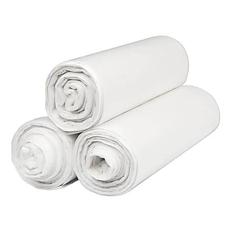 Inteplast LLDPE Can Liners, 1.1 mil, 40" x 46", Natural, Pack Of 250 Liners