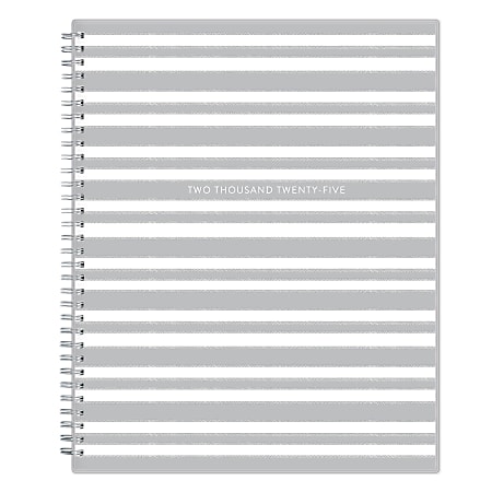 2025 Blue Sky WeeklyMonthly Planning Calendar 8 12 x 11 Stitched Stripe