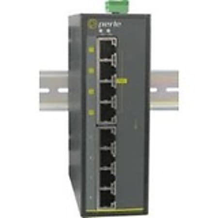 Perle IDS-108FPP - Industrial PoE Switch - 9 Ports - Fast Ethernet - 10/100Base-T, 100Base-LX - 2 Layer Supported - Optical Fiber, Twisted Pair - Rack-mountable, Panel-mountable, Rail-mountable, Wall Mountable - 5 Year Limited Warranty