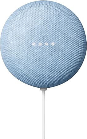 Google™ Nest Mini Smart Home Speaker, Google Assistant Supported, Blue Sky