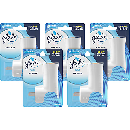 Glade PlugIns Scented Oil Warmer - 5 / Carton - White