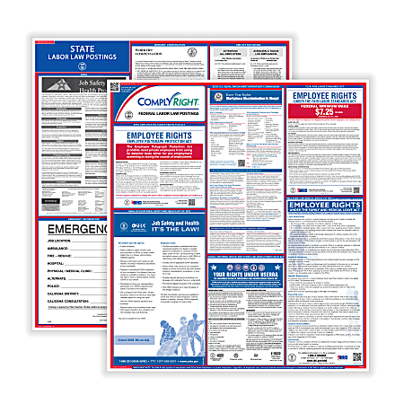 ComplyRight™ Federal And State Labor Law Poster Set, English, Alabama