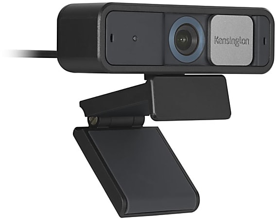 Kensington® W2050 Pro 1080p Auto Focus Webcam, 3.03"H x 6.42"W x 6.1"D, K81176WW