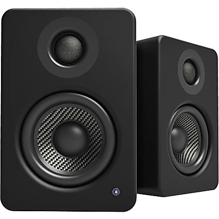 Edifier R1280T 4 42 Watt RMS 2 Way Indoor Amplified Bookshelf Speaker  System Black - Office Depot