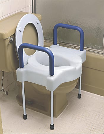 Medline Bariatric X-Wide Raised Toilet Seat, White