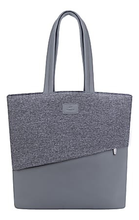 RIVACASE 7991 Egmont Tweed Tote Bag With 13.3" Laptop Pocket, Gray