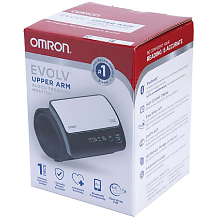 OMRON EVOLV Tubeless, Wireless, Upper Arm Blood Pressure Monitor - Quick  Start Guide 