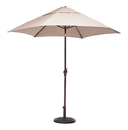 Zuo® Outdoor South Bay, Umbrella, Beige