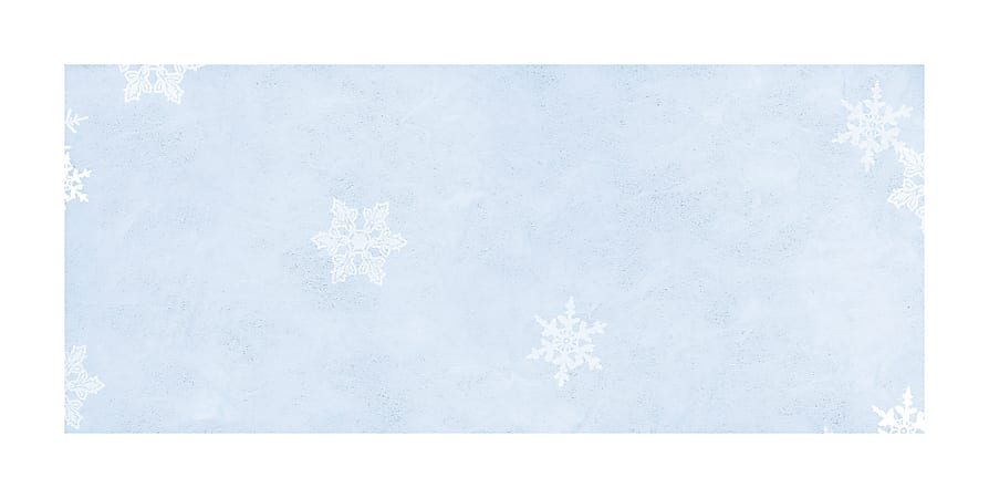 Great Papers!® Holiday Envelopes, #10, Gummed Seal, Winter Flakes, Pack Of 40