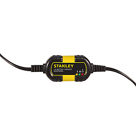 Stanley 12-Volt 1-Amp Battery Charger/Maintainer, Black, BM1S