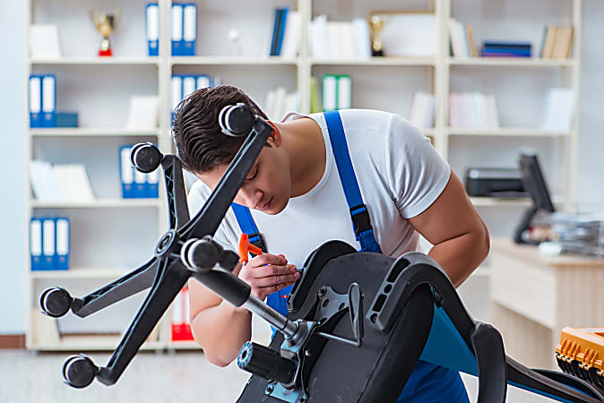Assembled ergonomic chair clearance
