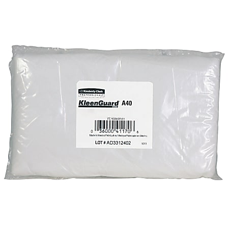 Kimberly-Clark® KLEENGUARD A40 Liquid/Particle Sleeve Protectors, 18", White, Pack Of 200