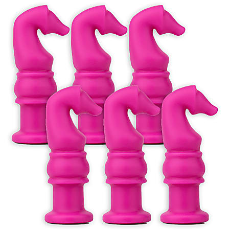 The Pencil Grip Silicone Chewable Pencil Toppers, Horse, Pack Of 6 Toppers