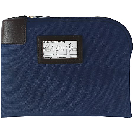 Sparco Locking Currency Bag - 8.50" Width x