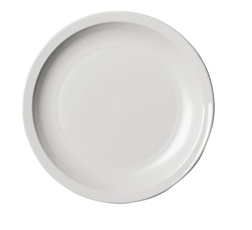 Cambro Camwear Round Dinnerware Plates, 5-1/2", White, Set Of 48 Plates