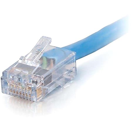 C2G-50ft Cat6 Non-Booted Network Patch Cable (Plenum-Rated) - Blue