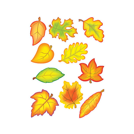 Teacher Created Resources Fall Leaves Accents, Multicolor, Pack Of 30