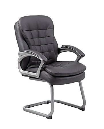 Boss Office Products Executive Mid Back Pillow Top Chair