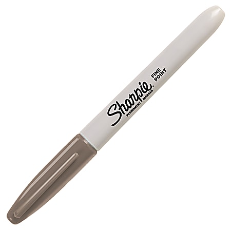Sharpie® Permanent Fine-Point Marker, Slate Gray