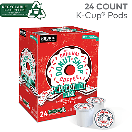 Donut shop shop peppermint bark coffee