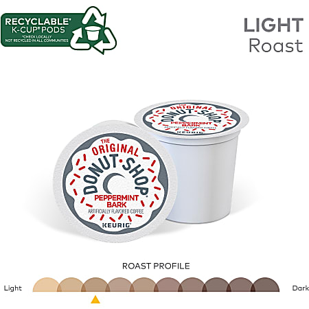 The Original Donut Shop Single Serve Coffee K Cup Pods Peppermint