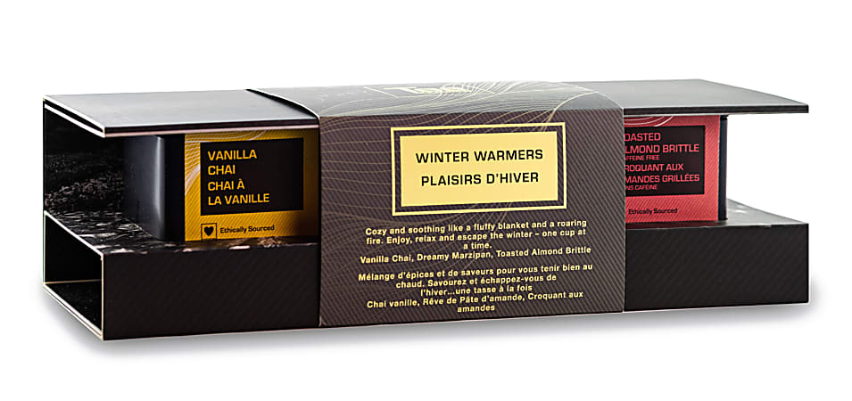 Tea Squared Winter Warmers Tea Gift Set, Multicolor, Set Of 12 Tea Flavors