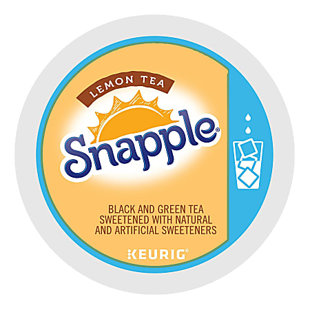 Snapple peach tea k cups outlet