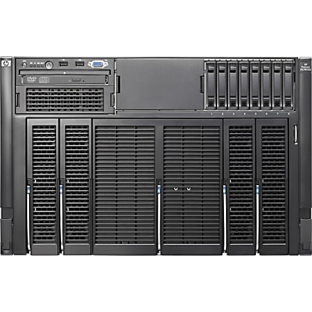 HP ProLiant DL785 G5 7U Rack Server - 4 x AMD Opteron 8387 Quad-core (4 Core) 2.80 GHz - 32 GB Installed DDR2 SDRAM - Ultra ATA, Serial Attached SCSI (SAS) Controller - 0, 1, 5, 6, 10 RAID Levels - 3