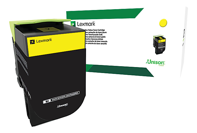 Lexmark™ 71B10Y0 Return Program Yellow Toner Cartridge