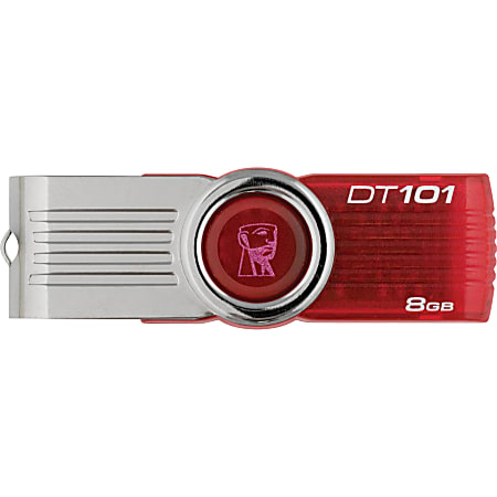 Kingston® DataTraveler® 101 USB 2.0 Flash Drive, 8GB