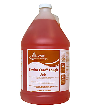 Rochester Midland Enviro Care Tough Job All-Purpose Cleaner & Degreaser, 128 Oz Bottle, Case Of 4