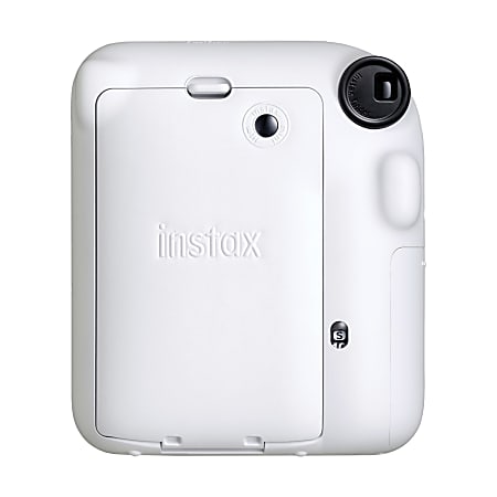 Fujifilm Instax Mini 12 Instant Film Camera With Lens Clay White