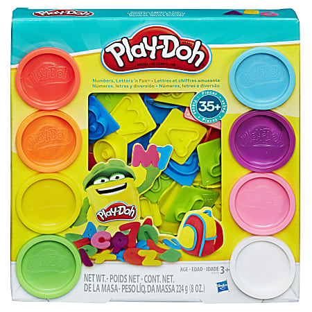Play-Doh® Number, Letters And Fun Set, Assorted Colors, Case Of 4 Sets