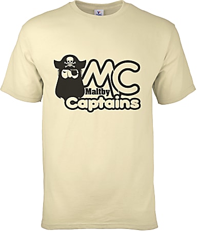 Promotional Customized Screen Printed 100percent Cotton Colored T Shirt S  3XL Short Sleeve Crew Neck - Office Depot