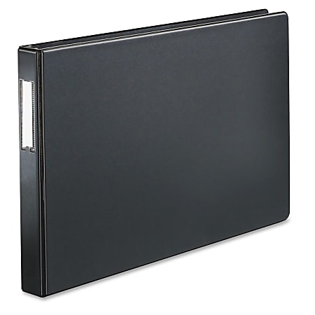 Cardinal® EasyOpen™ Tabloid Reference 3-Ring Binder, 1" Slant Rings, Black