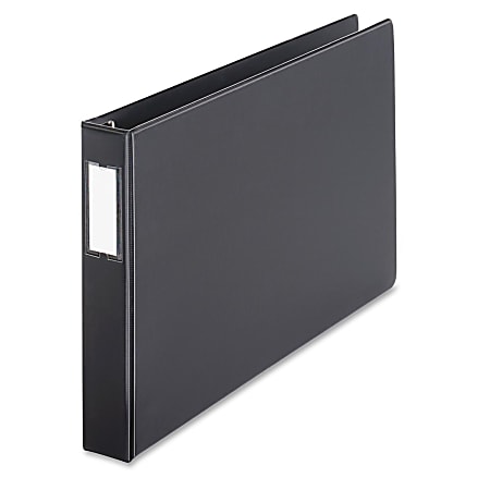 Cardinal® EasyOpen™ Tabloid Reference 3-Ring Binder, 1 1/2" Slant Rings, Black