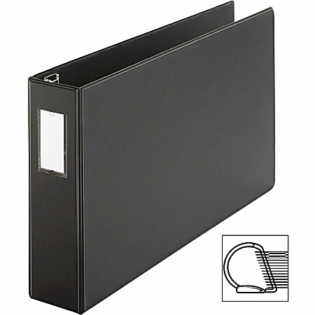 Cardinal EasyOpen Tabloid Reference 3 Ring Binder 3 Slant Rings Black ...