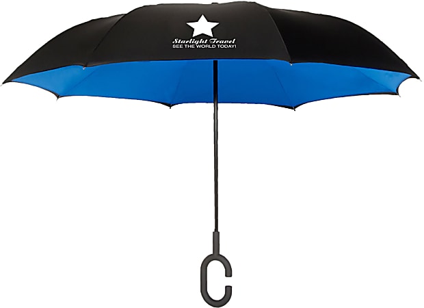 Custom Unbelievabrella Solid Umbrella, 48”W x 33”D