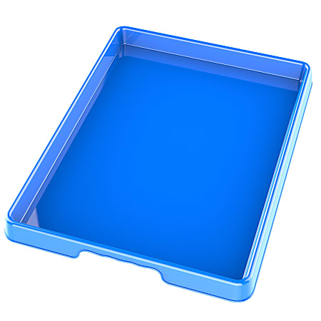 Storex Sorting and Crafts Tray, 12x16 Inches, Assorted Colors, Set of 12