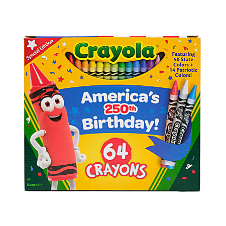 Crayola 64 ct. Crayons - America's 250th Birthday Special Edition