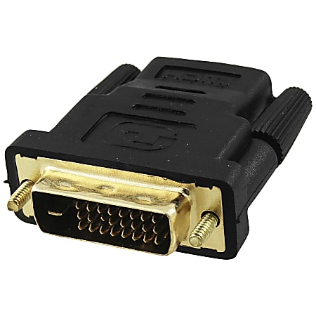 4XEM - Video / audio adapter - HDMI female to DVI-D male - black
