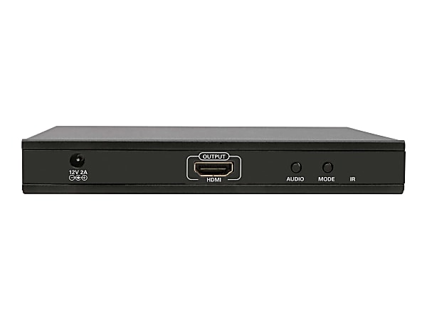Tripp Lite HDMI Quad Multi-Viewer Switch - 4-Port with Built-in IR, 1080p @ 60 Hz (F/4xF) - Video/audio switch - 4 x HDMI - desktop