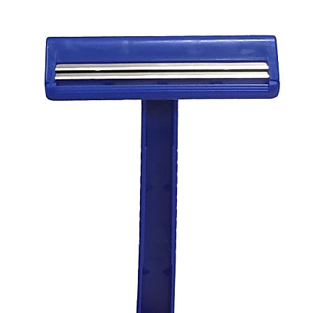 Medline Double-Blade Facial Razors, Pack Of 50