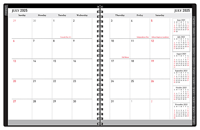 2025 2026 Office Depot Brand 18 Month WeeklyMonthly Academic ...